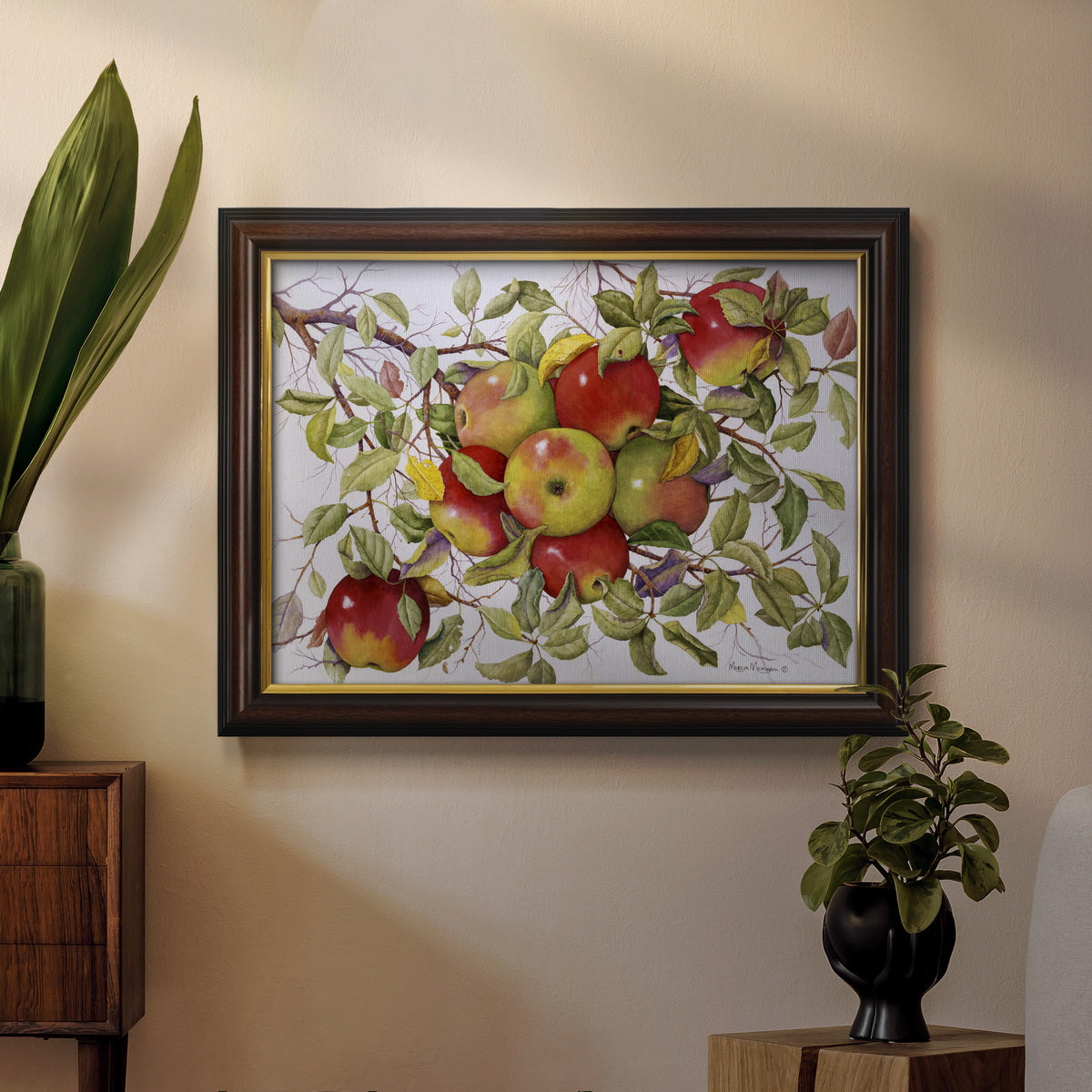 Apples Premium Framed Canvas- Ready to Hang