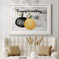 Happy Haunting - Barnwood Framed Art Print