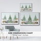 Christmas in the Forest Collection A - Framed Gallery Wrapped Canvas in Floating Frame