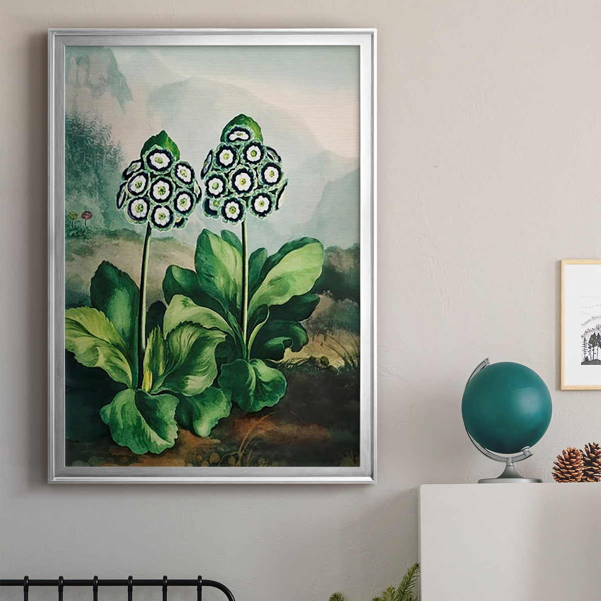 Temple of Flora XI - Modern Framed Canvas Print