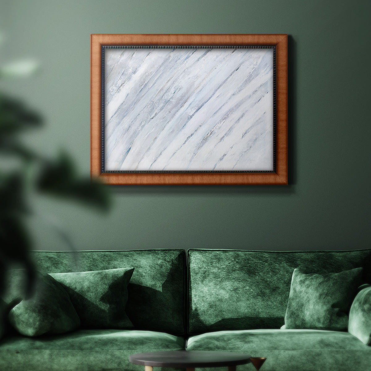 Soft Fronds I Premium Framed Canvas- Ready to Hang