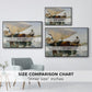 The Return from Fishing: Hauling the Boat, 1894 - Floater Framed Canvas Print
