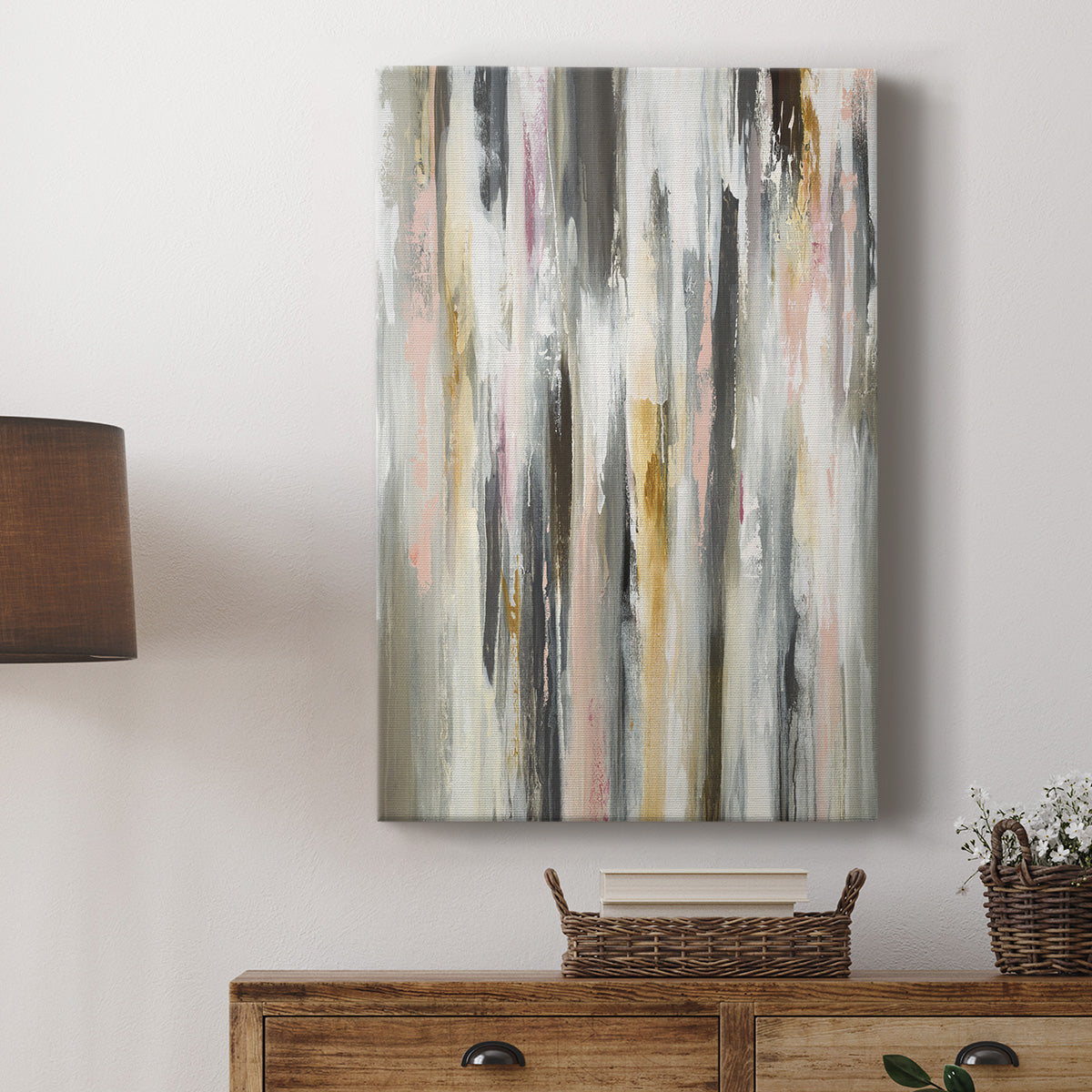 Color Ripple II Premium Gallery Wrapped Canvas - Ready to Hang