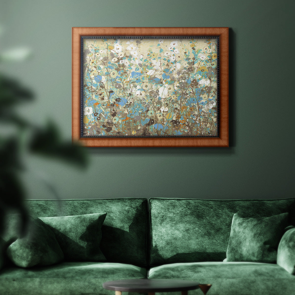 Flowering Vines I Premium Framed Canvas- Ready to Hang