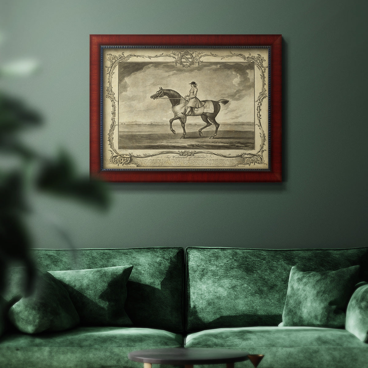 Distinguished Horses II Premium Framed Canvas- Ready to Hang