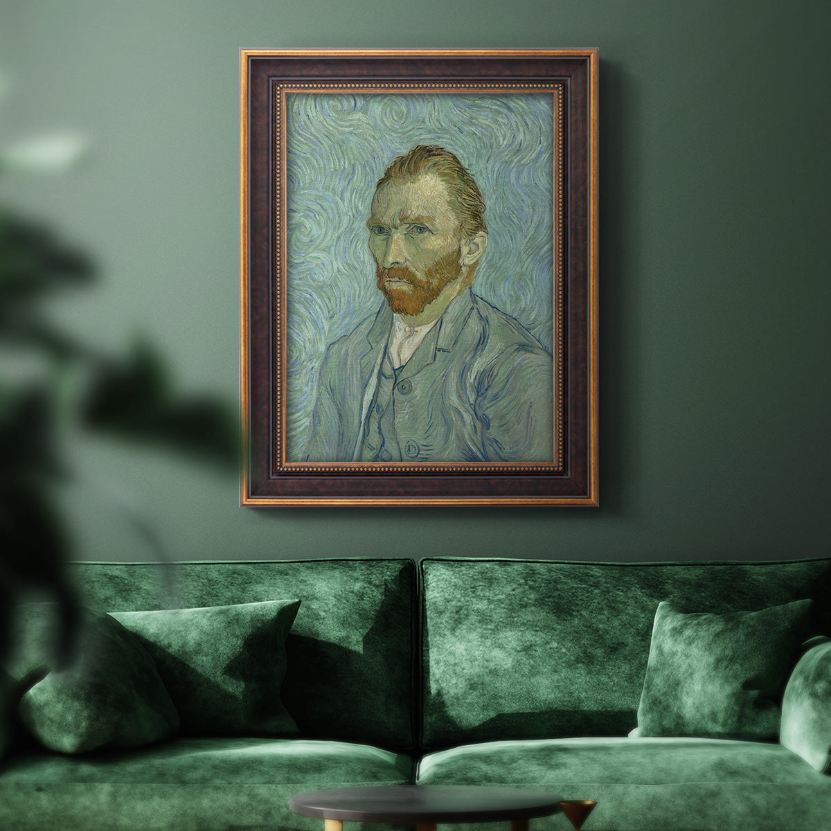 Self-Portrait, 1889 - Ornate Framed Canvas Print