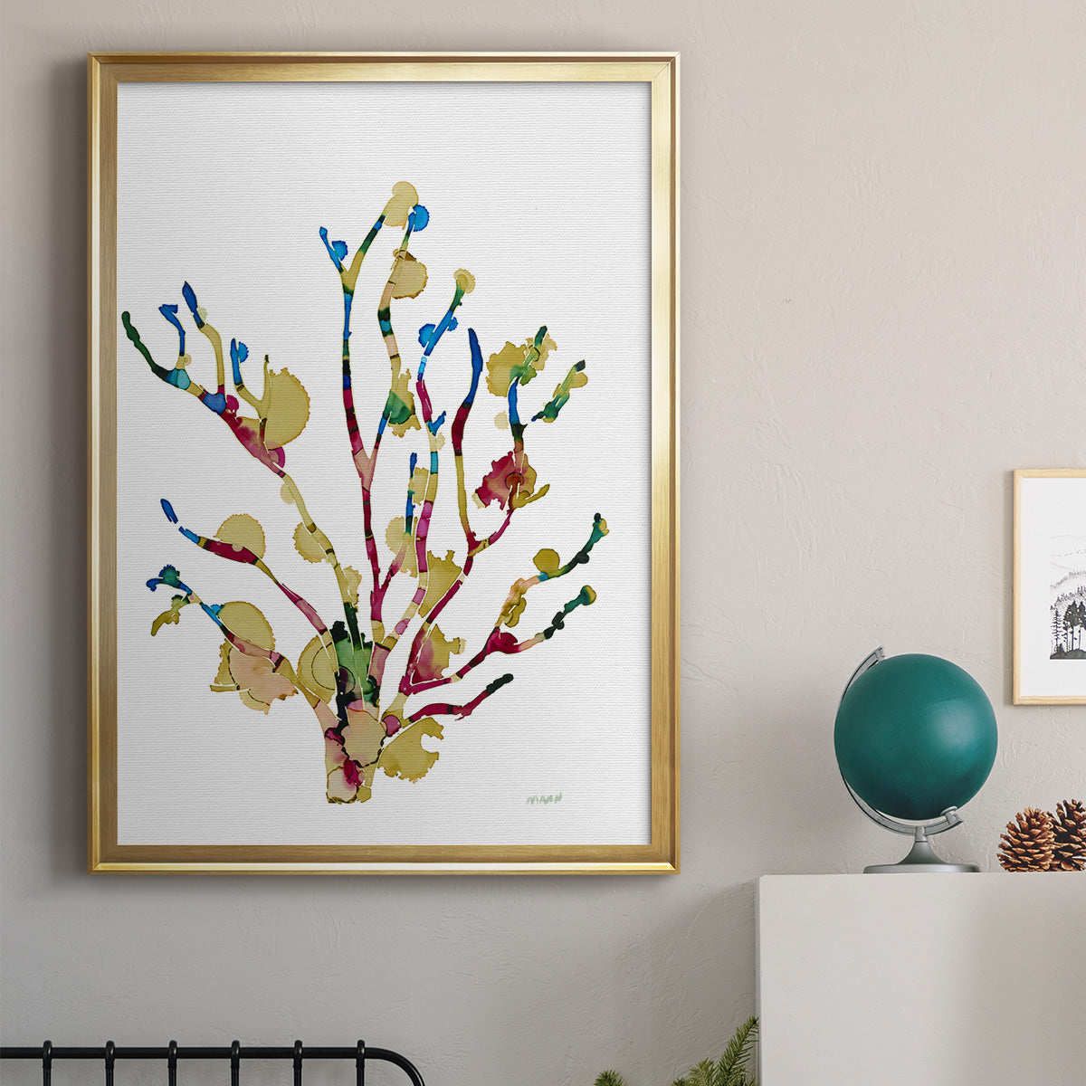 Sea Coral III - Modern Framed Canvas Print