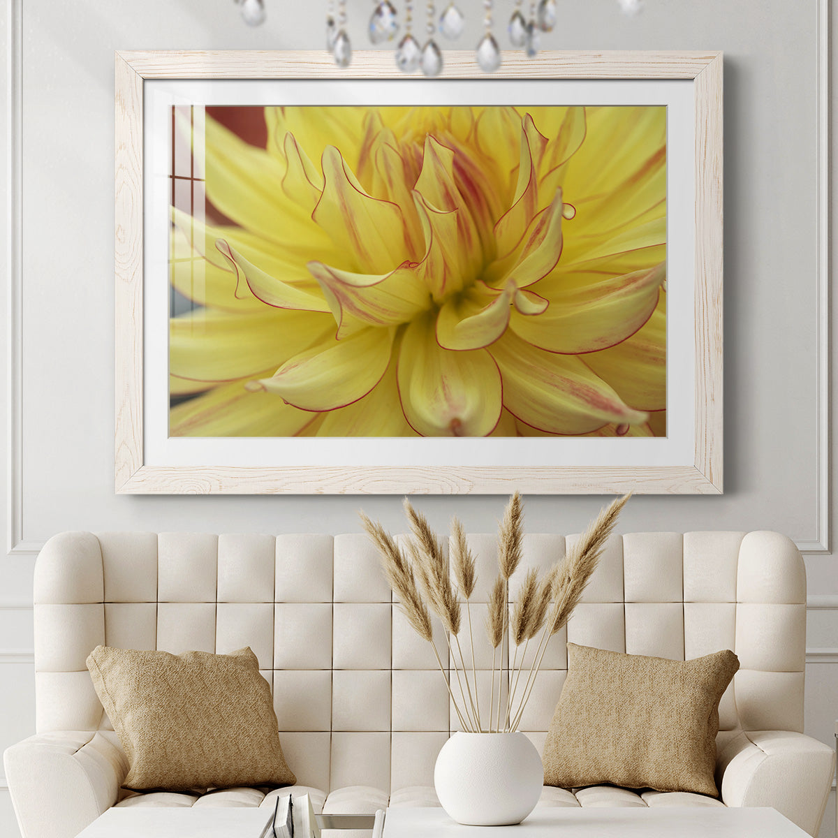 Blooms I - Barnwood Framed Art Print