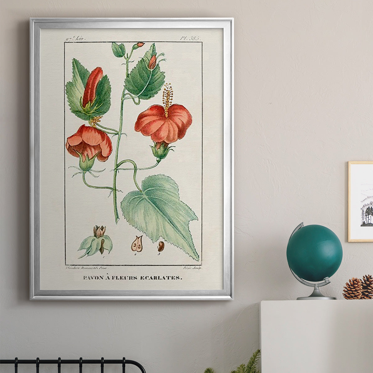 Turpin Tropical Botanicals IV - Modern Framed Canvas Print