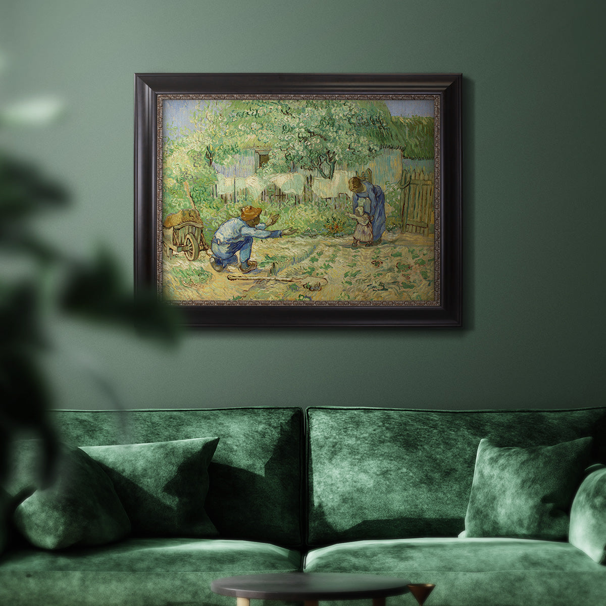 First Steps - Ornate Framed Canvas Print