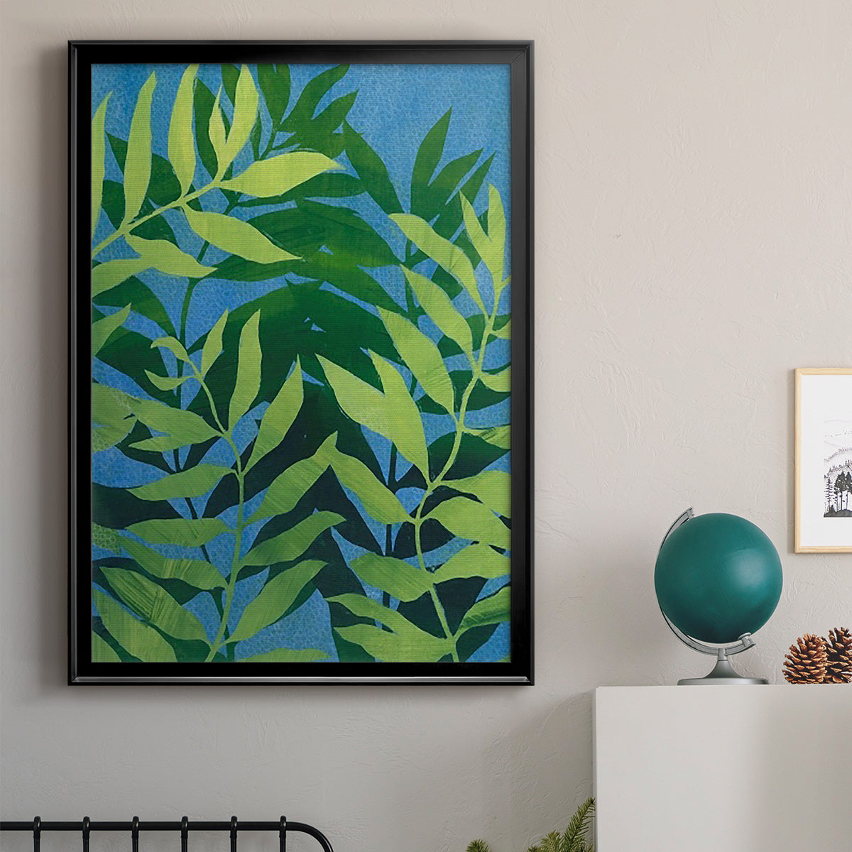 Ocean Vines I - Modern Framed Canvas Print