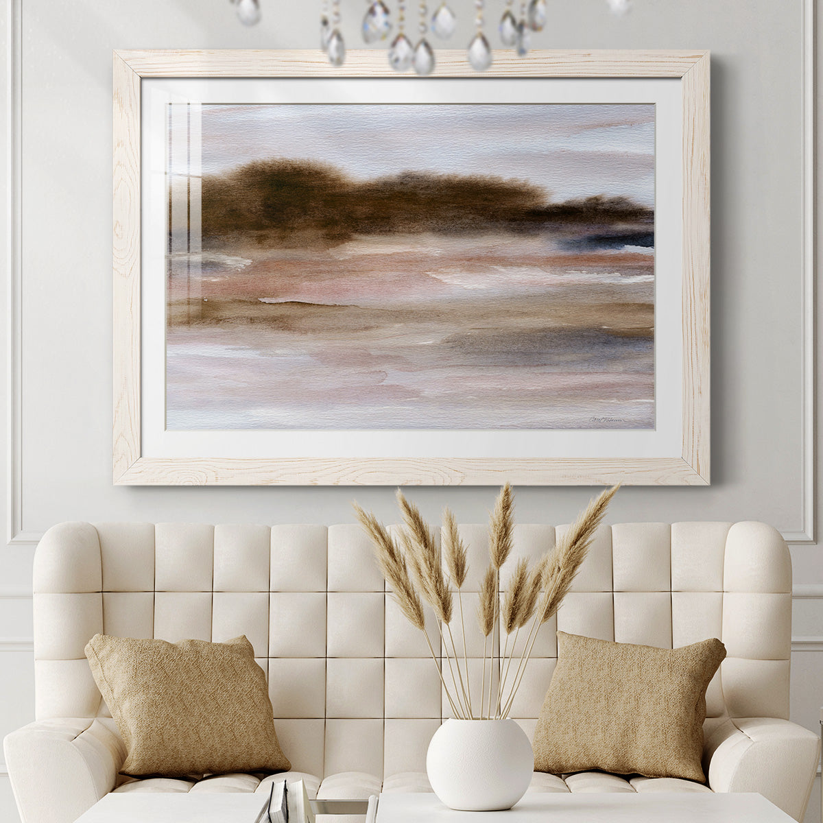 Autumnal Bay - Barnwood Framed Art Print
