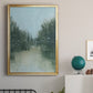 Marsh Morning Fog I - Modern Framed Canvas Print