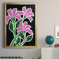 Pop Flowers V - Modern Framed Canvas Print