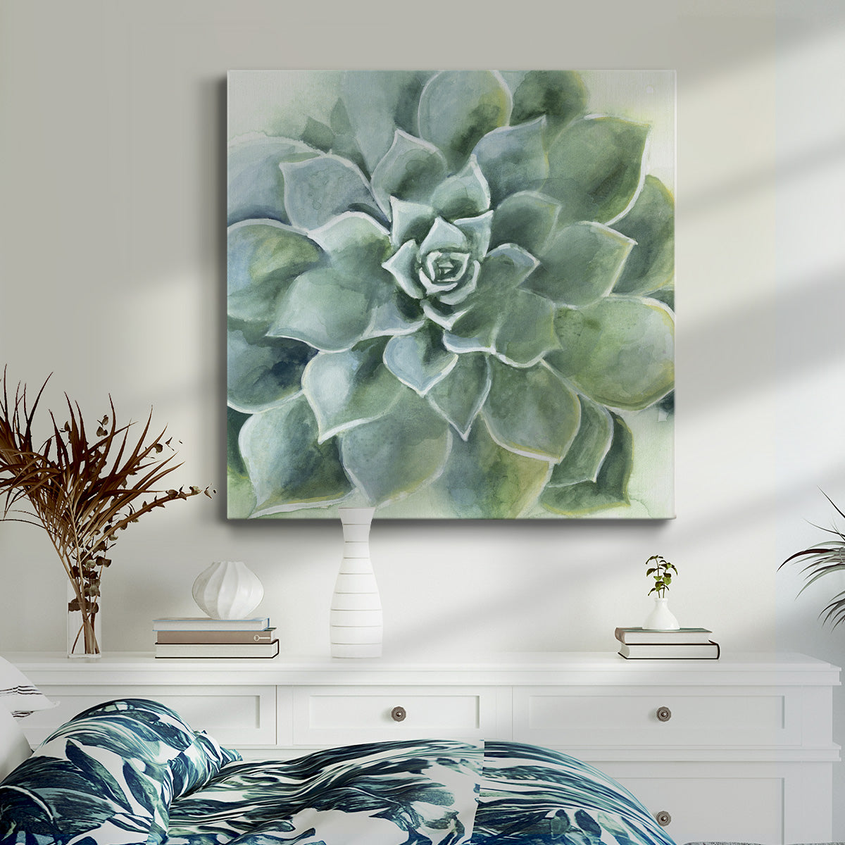 Verdant Succulent II-Premium Gallery Wrapped Canvas - Ready to Hang