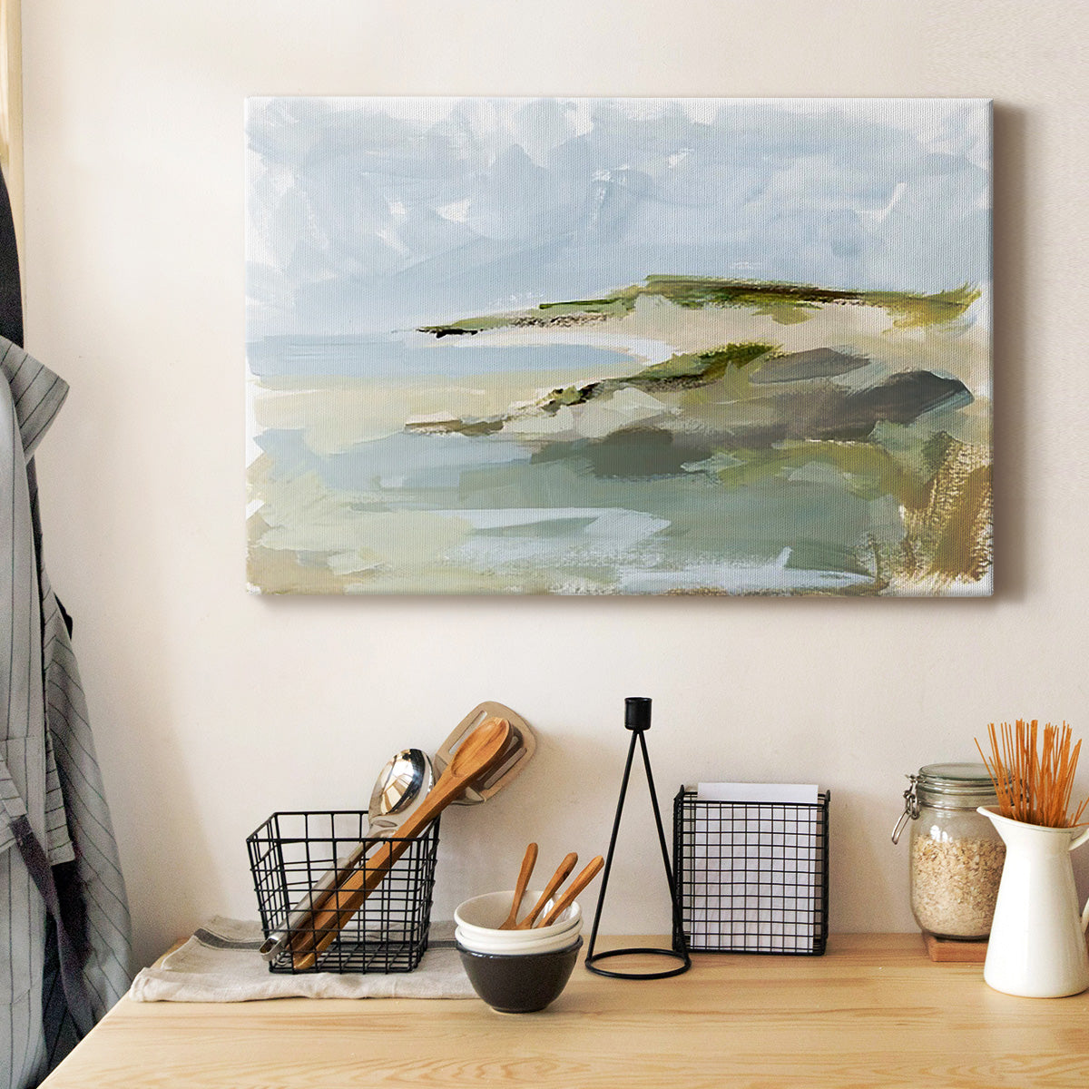 Sea Cove Impression I Premium Gallery Wrapped Canvas - Ready to Hang