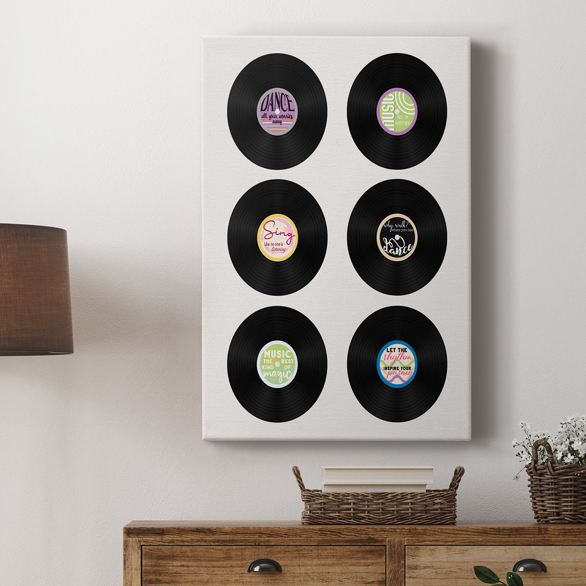 Vinyl Inspiration Premium Gallery Wrapped Canvas - Ready to Hang