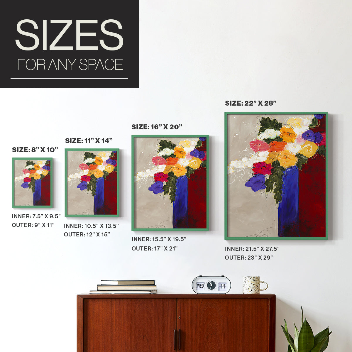 For Me - Restickable Framed Art Print
