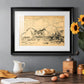 Hatched Horizon II Premium Framed Print - Ready to Hang