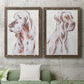 Sitting Dog III - Premium Framed Canvas 2 Piece Set - Ready to Hang