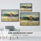 Fields of Wheat in Cagnes, 1918 - Floater Framed Canvas Print