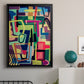 Connected Colors I - Modern Framed Canvas Print