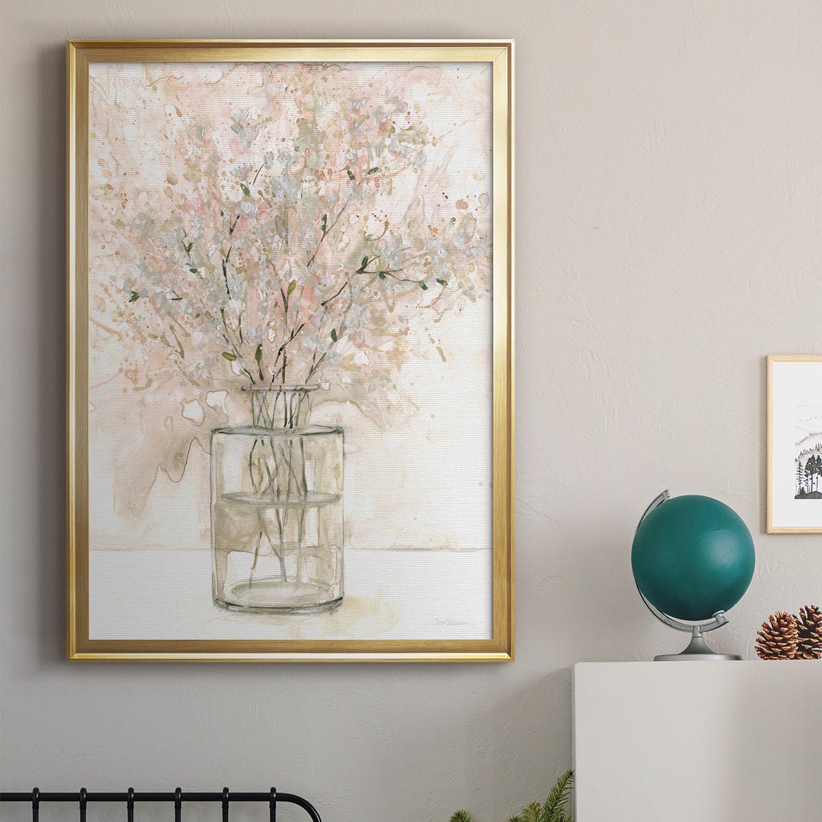 Delicate Arrangement I - Modern Framed Canvas Print