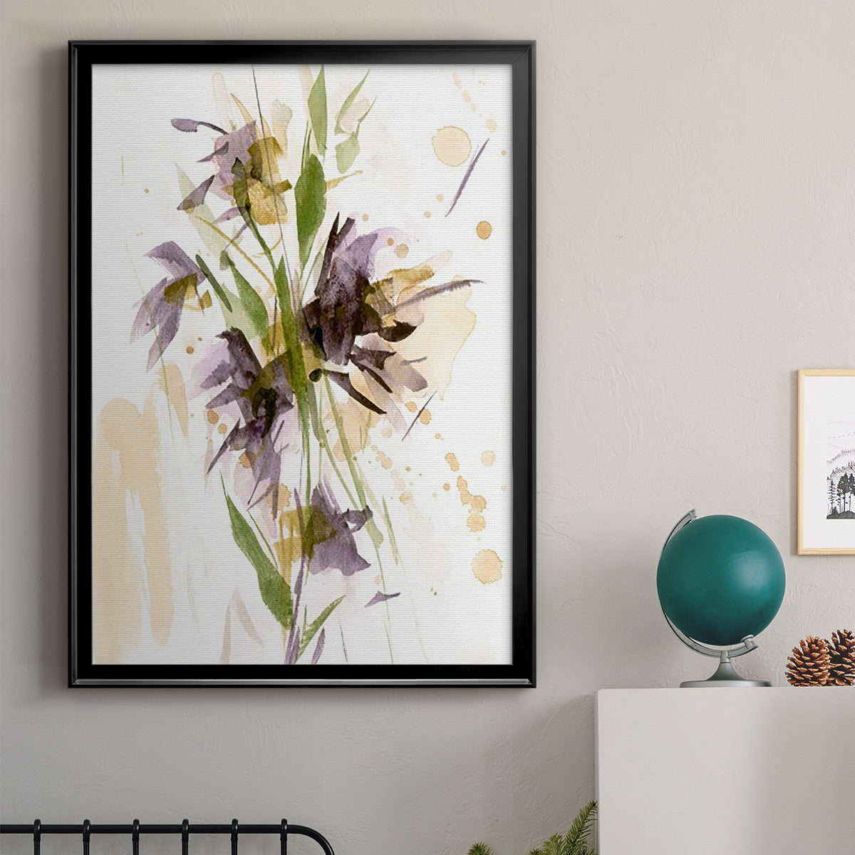 After Rain II - Modern Framed Canvas Print