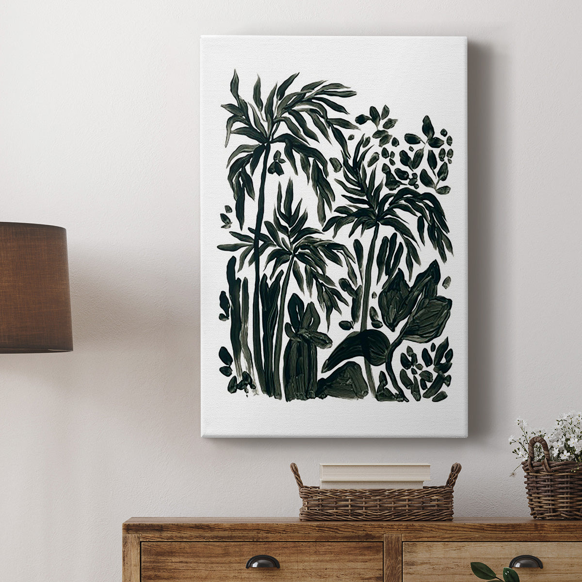 Ink Jungle III Premium Gallery Wrapped Canvas - Ready to Hang