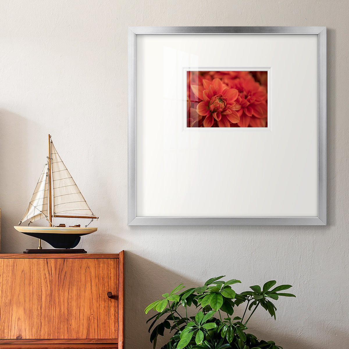 Spring Fire- Premium Framed Print Double Matboard