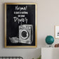 Normal Is Just A Setting - Modern Framed Canvas Print