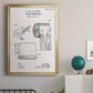 Toilet Paper Patent I - Modern Framed Canvas Print