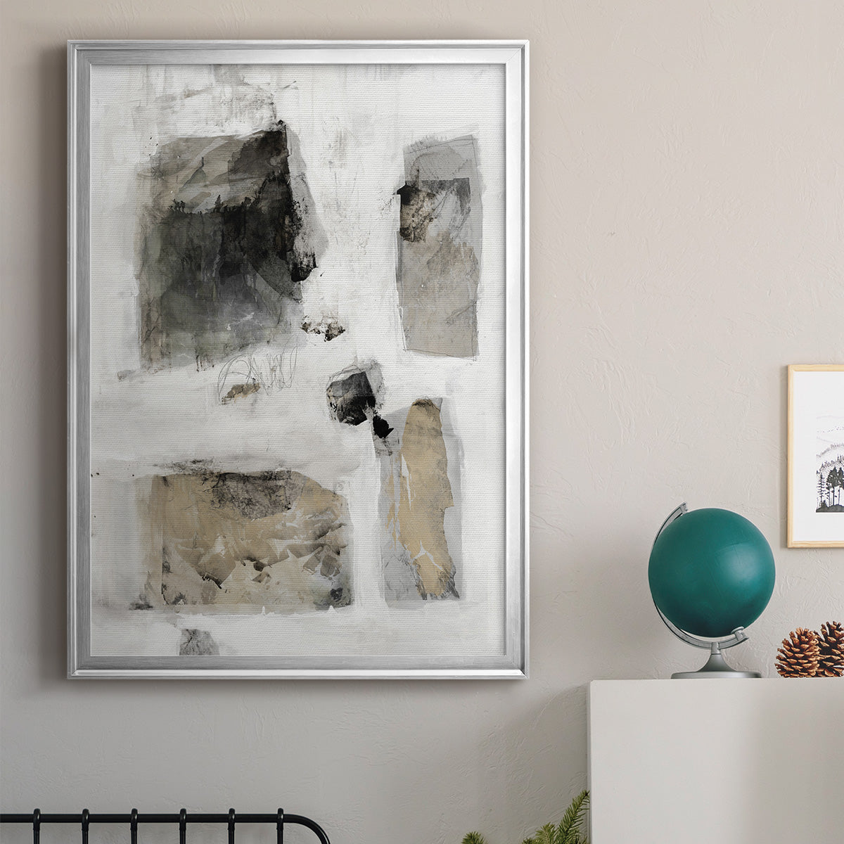 A Simple Love I - Modern Framed Canvas Print