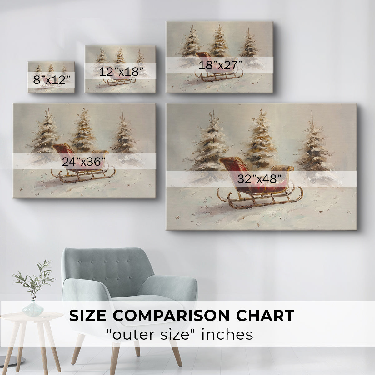 Tinsel-Gold Whisper of Eve - Canvas Art Print