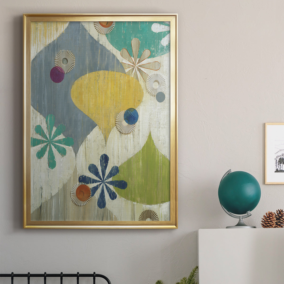 Asterisk - Modern Framed Canvas Print