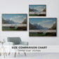 Bridal Procession on the Hardangerfjord, 1848 - Floater Framed Canvas Print