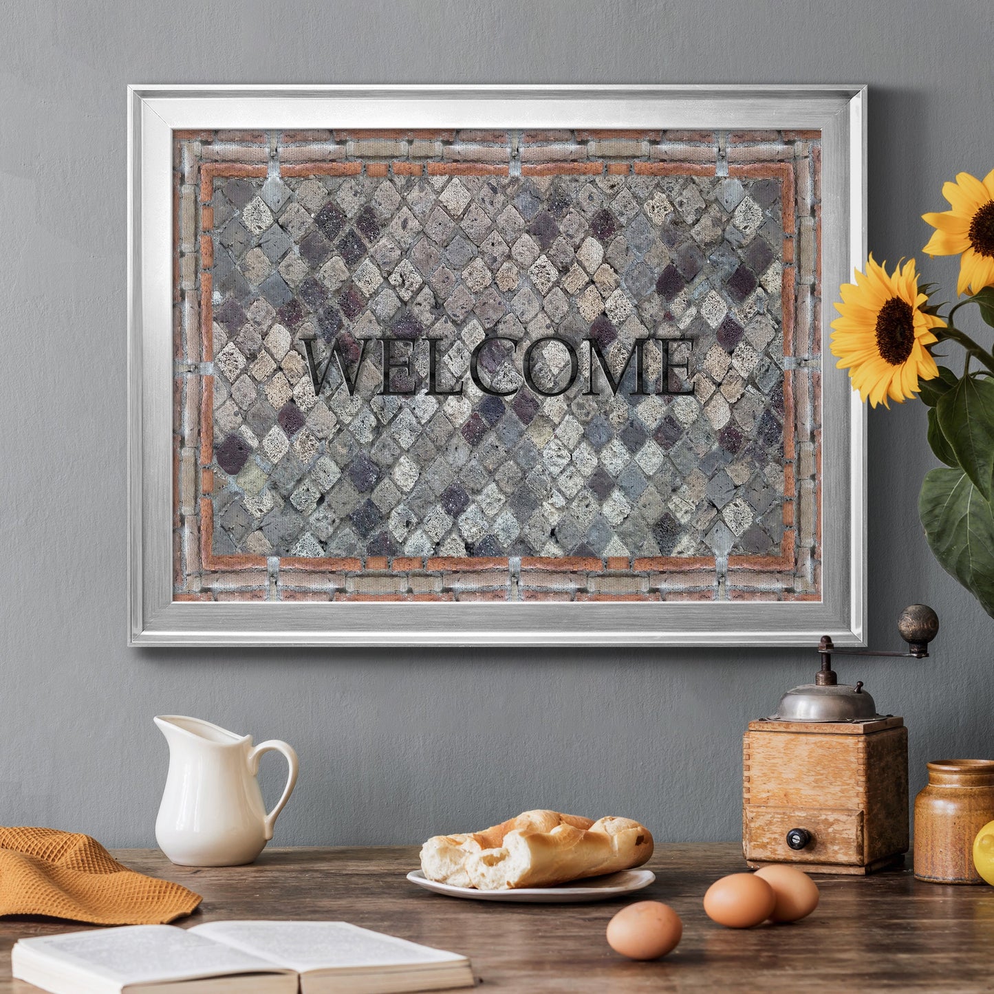 Pompeii Welcome Premium Classic Framed Canvas - Ready to Hang