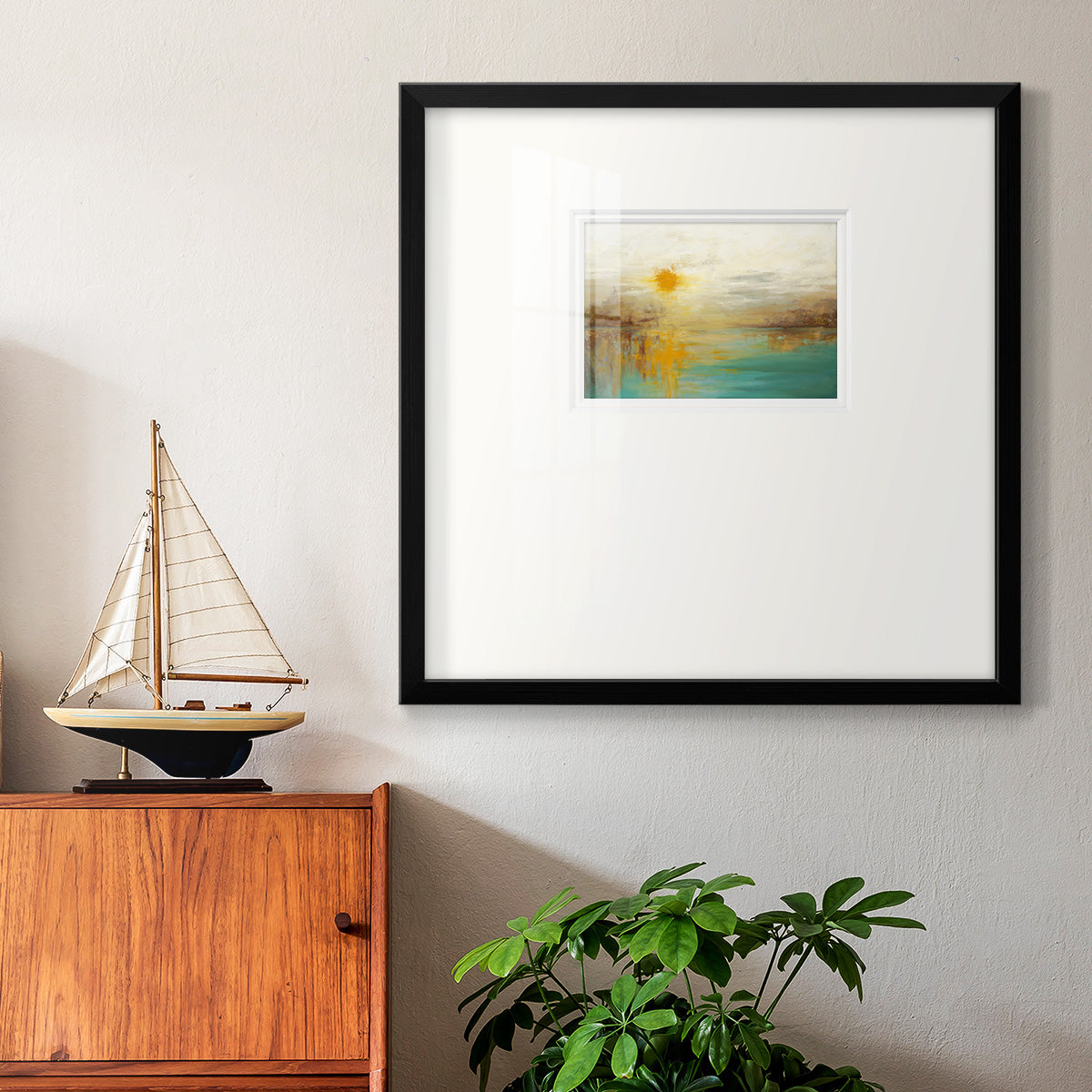 Last Day of Summer  Premium Framed Print Double Matboard