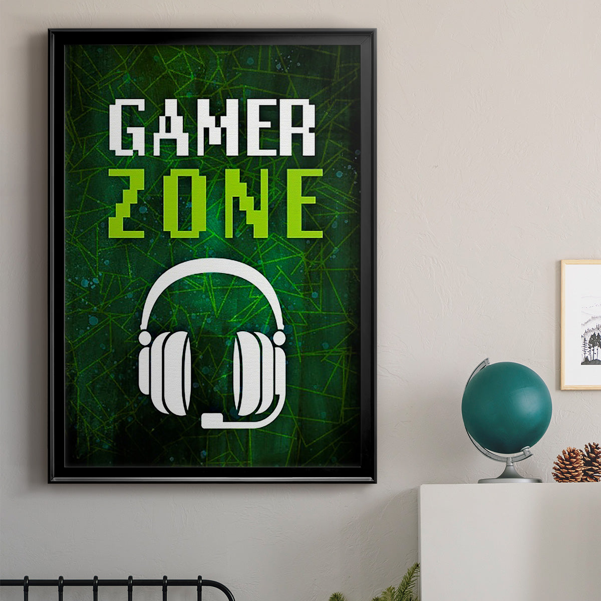 It's Game On IV - Modern Framed Canvas Print