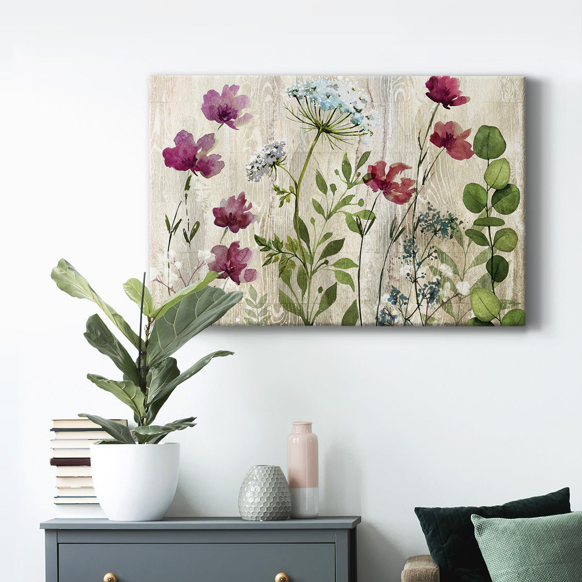 Meadow Flowers I - Canvas Art Print