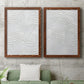 Sandstone Grooves I - Premium Framed Canvas 2 Piece Set - Ready to Hang