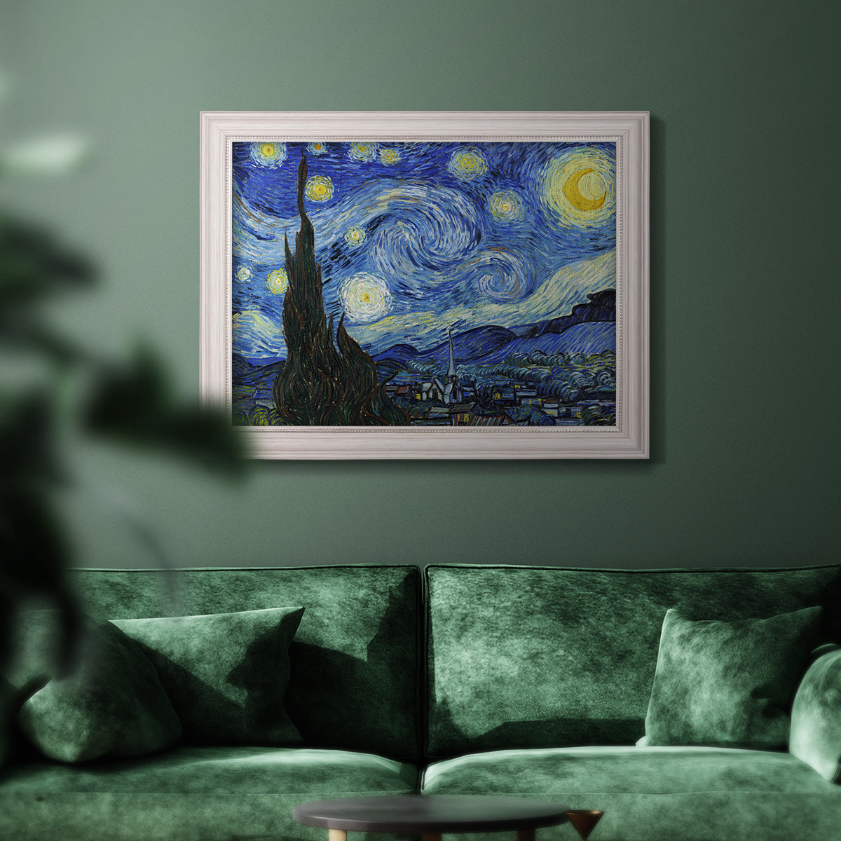 Starry Night - Ornate Framed Canvas Print