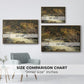 Waterfall in Hallingdal, 1848 - Floater Framed Canvas Print