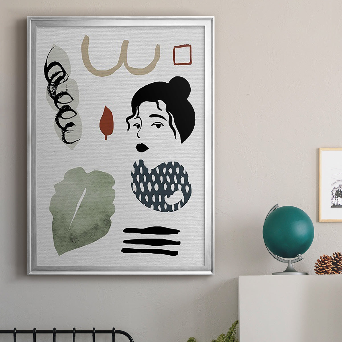 Collected Mindfulness IV - Modern Framed Canvas Print