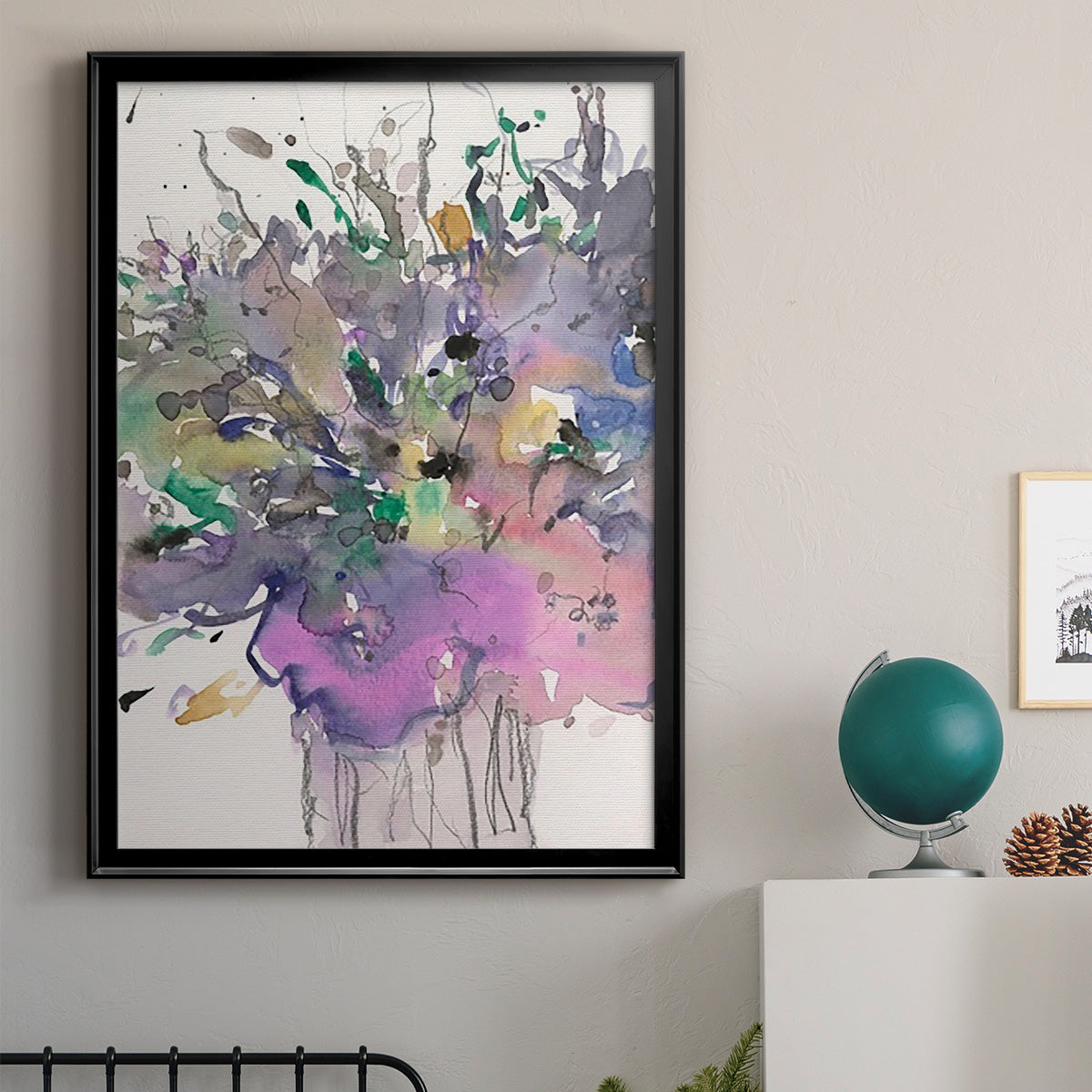 All that Glitters II - Modern Framed Canvas Print