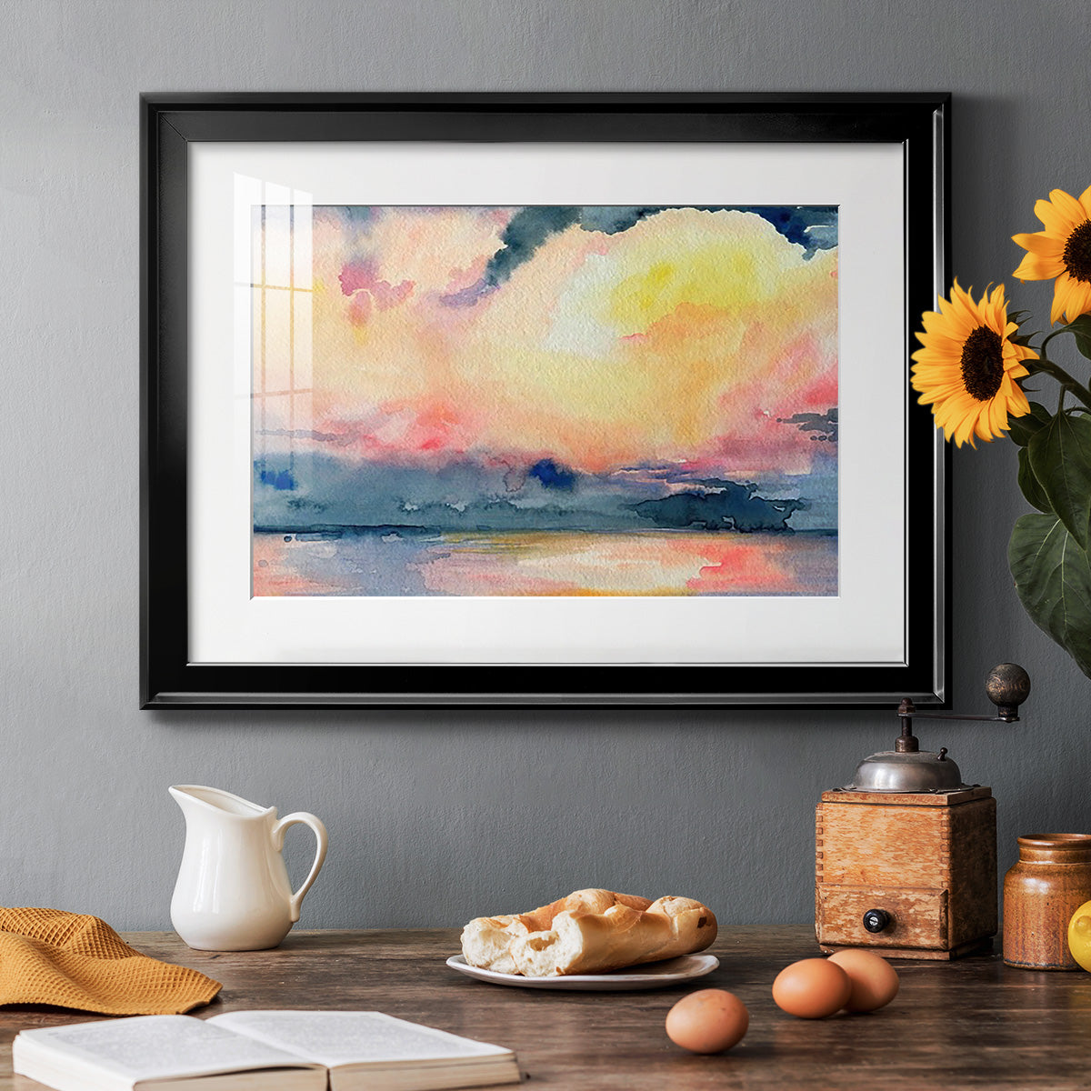 Prism Seascape III - Modern Framed Art Print
