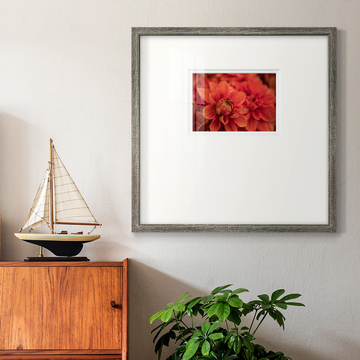 Spring Fire- Premium Framed Print Double Matboard