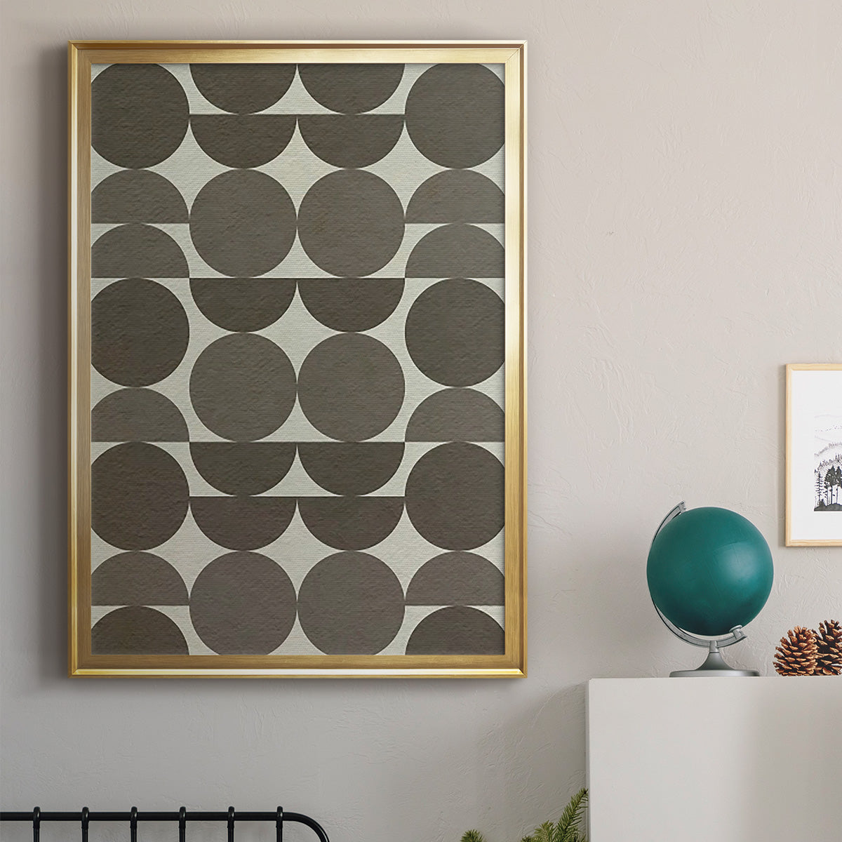 Neutral Subtle Shift I - Modern Framed Canvas Print