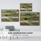 Garden at Arles, 1888 - Floater Framed Canvas Print