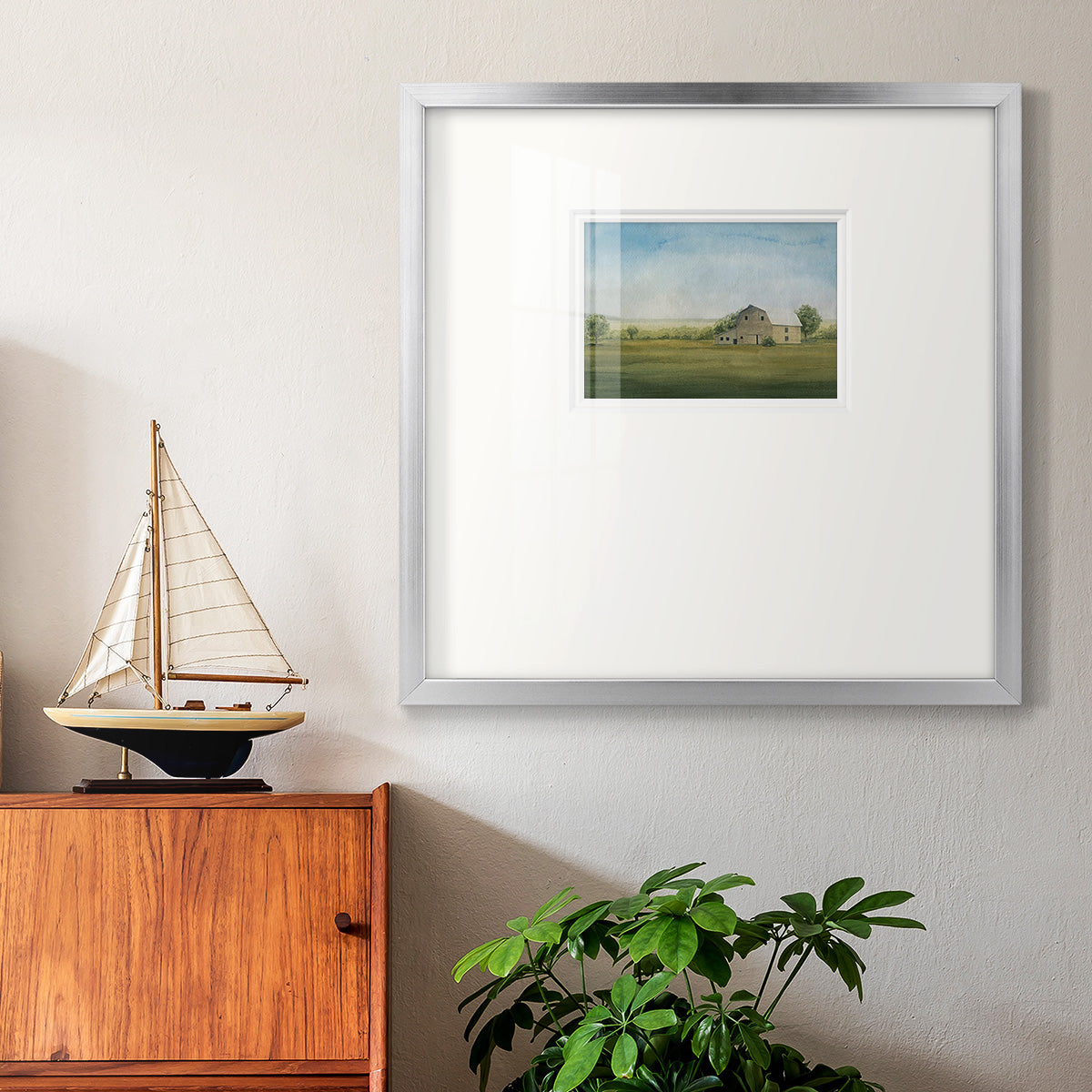 Grove Farm I Premium Framed Print Double Matboard